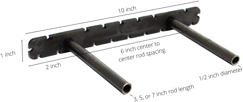 Floating Shelf Bracket - Heavy Duty - for Standard Lumber - (10, 7)