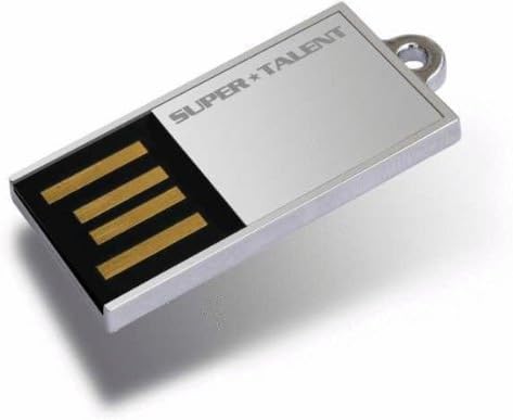 Super Talent Pico-C 32GB Silver USB 2.0 Flash Drive