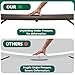 MAKE CHANGES Folding Table 4FT Heavy Duty Plastic Table with Handle, Foldable&Portable, Fold-in-Half Utility Tables for Outdoor, Dining, Wedding, Events, Indoor, Picnic, Camping, Party, Brown