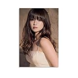 深田恭子美しいポスター芸術のパネルのキャンバスの壁画の誕生日のギフトの家のアートワーク08x12inch(20x30cm)