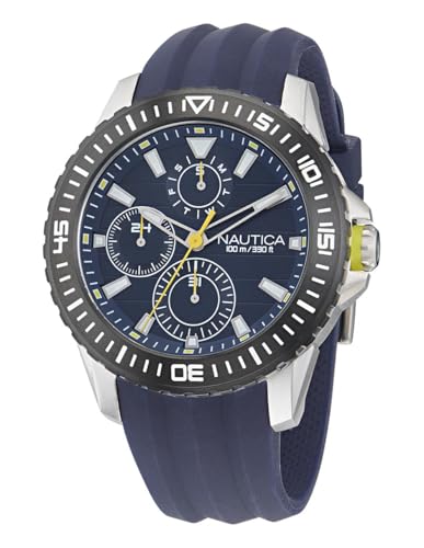 Nautica NST montre bleu sport pour les activités nautiques et le quotidien