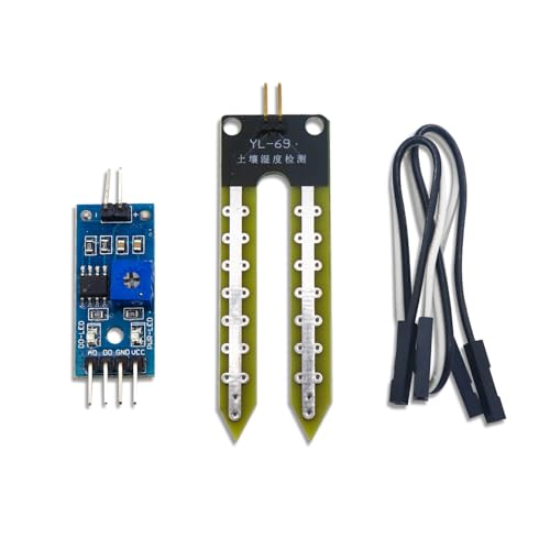 Image of Electronic Spices Combo of Soil Moisture Sensor | Water Pump for Automatic Watering System | DIY Kit Compatible with Arduino