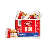 Lotus Crispy Waffles (120 Waffeln) - Natürlich schmeckende Waffel Kekse für zwischendurch - Gebäck zu Kaffee & Tee - Traditionelles Rezept ohne Farbstoffe - Süßigkeiten für Vegetarier