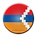 Nagorno Karabakh Novelty Metal Circular Sign C-362