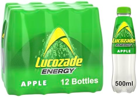 Lucozade Energy Apple 500ml (Pack of 12)