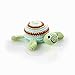 Pebble Fair Trade Hand Crochet Turtle Rattle - Green