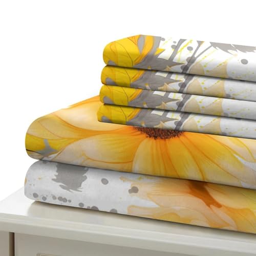 Housse de couette hypoallergique lit simple pour peau sensible