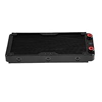 PC Cooling Radiator, Asixx 240MM Aluminum Computer Radiator Water Cooling Cooler 18 Tubes Heat Exchanger CPU Heat Sink