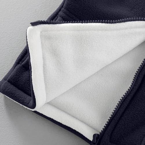 Boys Girls Fleece Vest Jacket Warm Soft Sleeveless Jacket Ligntweight Full Zip Outerwear Vests Winter Vest3