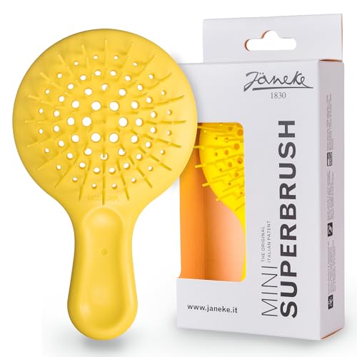 Brosse à cheveux pour enfants Janeke Mini Superbrush fini les nœuds et l'électricité statique