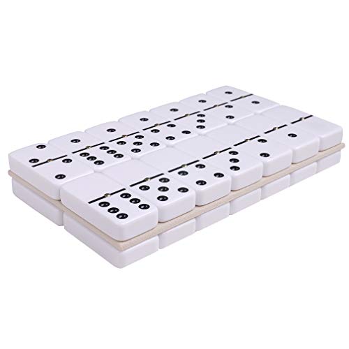 Double 6 Large White Domino Set Silverman & Co. miniatura 4