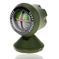 Auto Neigungsmesser, 3,1x2,2x1,9 Zoll Multifunktions Auto Fahrzeug Neigungsmesser Kompass Klinometer Anzeige Car Winkel Steigungs Balancer Messgeräte Fahrzeug Winkel Neigungsanzeige für PKW LKW