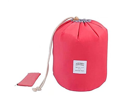 Runden Kulturbeutel Kordelzug Waschbeutel Make up kosmetische Reisetaschen Wash Bag