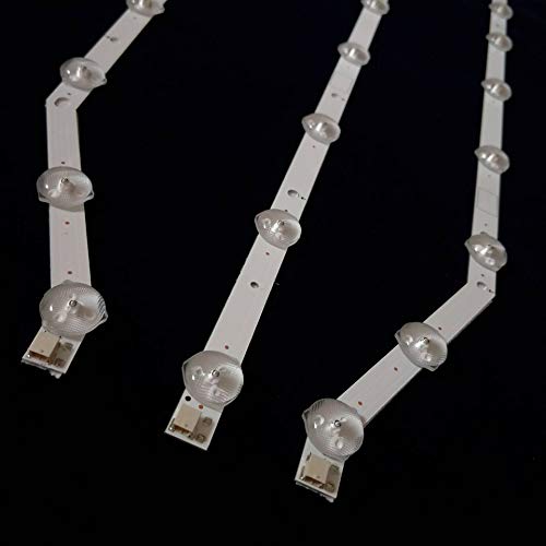 Hetingprotool 3 PCS 12/13LED 760mm LED Strip for Samsung UN40H5203AF BN96-28766A BN96-28767A