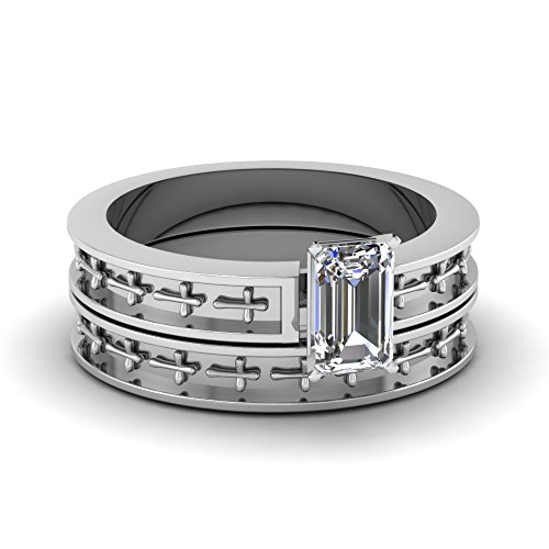 Bague solitaire émeraude argent sterling : cadeau idéal