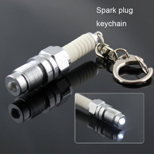 REDline Spark Plug White LED Keychain Light