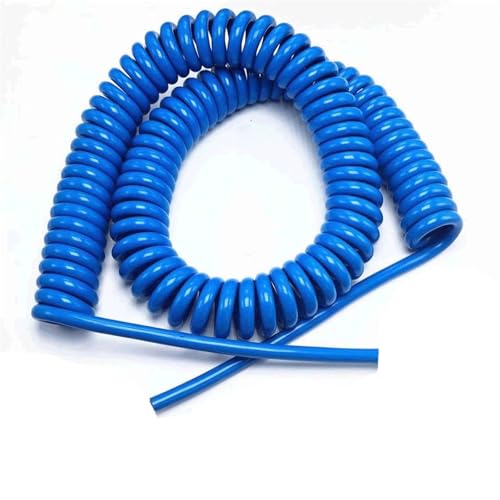 Câble électrique rétractable anti-nœud 3 conducteurs 1,5 mm² bleu
