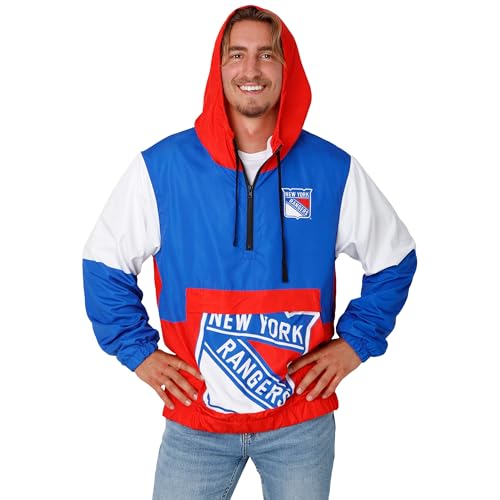 Chaqueta NHL para hombre que frena el viento frío con estilo deportivo clásico