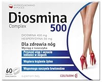 Diosmina 500 Complex 60 Tabletten – Colfarm Nahrungsergänzung mit Diosmin 450 mg, Hesperidin, Russextrakt, Rutin & Vitamin C – Unterstützung von Venen, Durchblutung & schweren Beinen