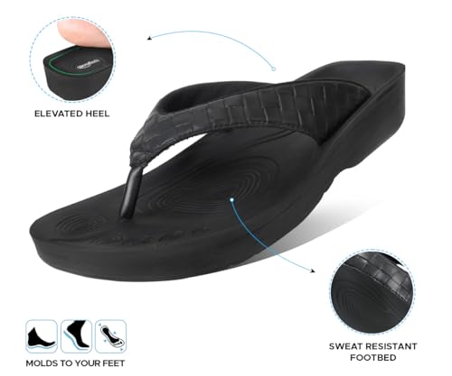 Image of AEROTHOTIC Comfortable Arch Support Flip Flops for Women Orthotic Sandals