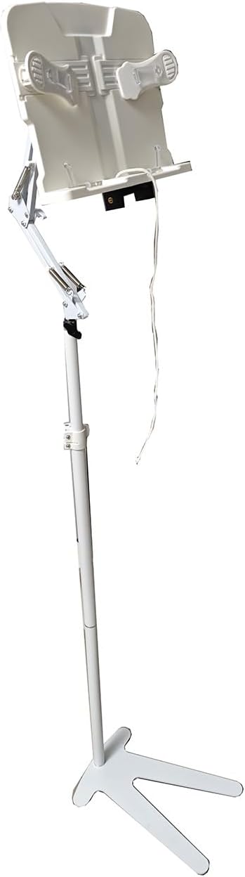 Portable Standing Reading Stand, 70-170cm Adjustable Height, Floor Book Holder for Office Classroom Speech Home Music Room