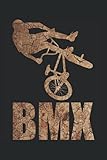 BMX Bike Fahrer BMX Rad Freestyle Geschenk Notizbuch (Taschenbuch DIN A 5 Format Liniert): BMX Rad Geschenk Notizheft, Schreibheft, Tagebuch. Coole ... Asphalt Design für Damen, Herren und Kinder.