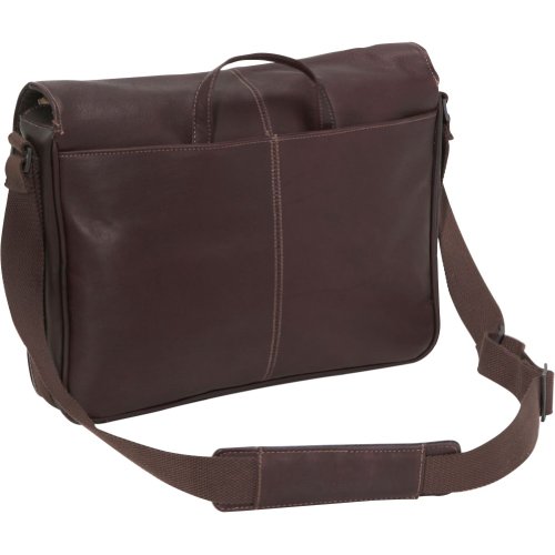 Kenneth Cole REACTION Risky Business Messenger Full-Grain Colombian Leather Crossbody Laptop Case & Tablet Day Bag3