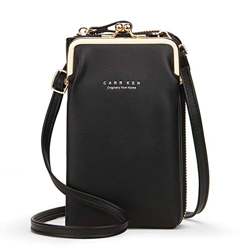 Womens Crossbody Bag Cell Phone Wallet Small Shoulder Purse Leather Card Handbag