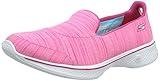 Skechers Performance Women's Go Walk 4 Satisfy Walking Shoe, Hot Pink, 10 M US