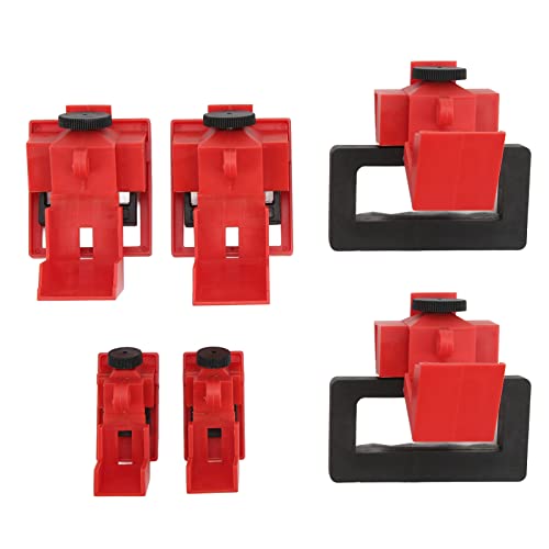 Circuit Breaker Clamp Lock, 3 Different Size Anti Fading Heat Circuit Breaker Lockout for Industry Automobile