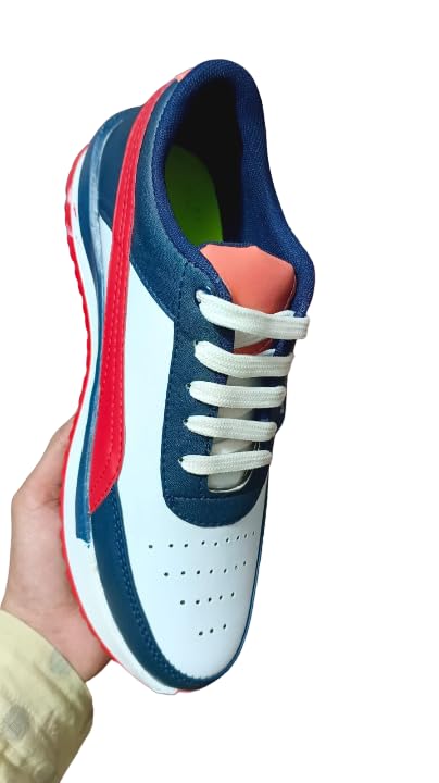 kgn Shoe Zone Sports Running, Walking & Gym Shoes with Eva Sole Extra Jump Casual for Men's Boy's (Blue)- 9 1