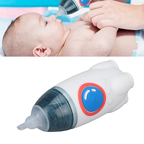 Aspirador Nasal de Bebê Elétrico Limpador de Ranho de Bebê Impede Refluxo IPX7 Impermeável Silicone
