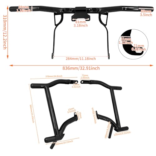 Protector de Motor y Alforjas para Harley Touring 2014-2025 miniatura 6
