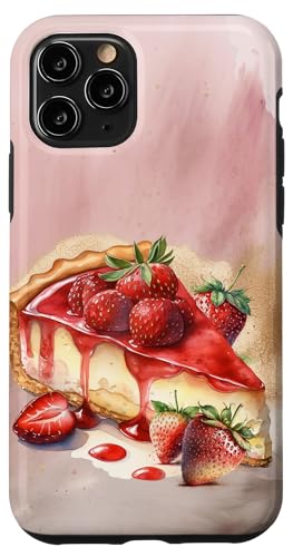 iPhone 11 Pro Strawberry Cheesecake Slice Strawberries Case