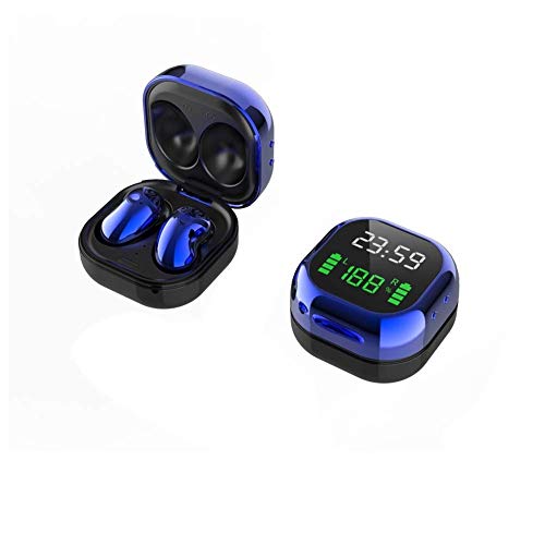 SZYCD Wireless Earbuds, IPX4 Waterproof Bluetooth 5.1 in-Ear Headphones with Charging Box, subwoofer with TWS Stereo Headphones, Built-in Microphone, Clear Calls, Suitable for Business and Work (Blue)