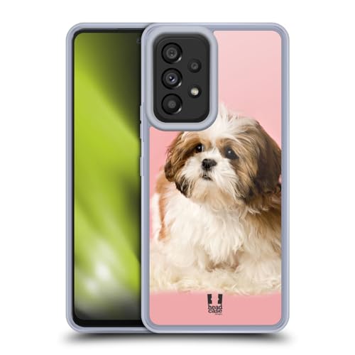 Head Case Designs Shih Tzu Puppy Popular Dog Breeds Gel Case [Military Grade Protection] Compatible with Samsung Galaxy A53 5G (2022)