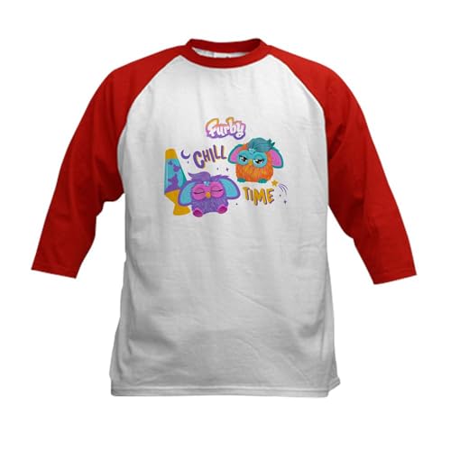 CafePress Furby Lava Lamp Kids Baseball T Shirt Kids Cotton Baseball Jersey, 3/4 Raglan Sleeve Shirt