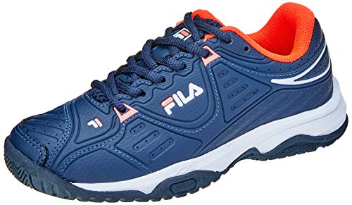 Fila, Forehand, Tênis, Feminino, Marinho/Branco/Salmao, 35