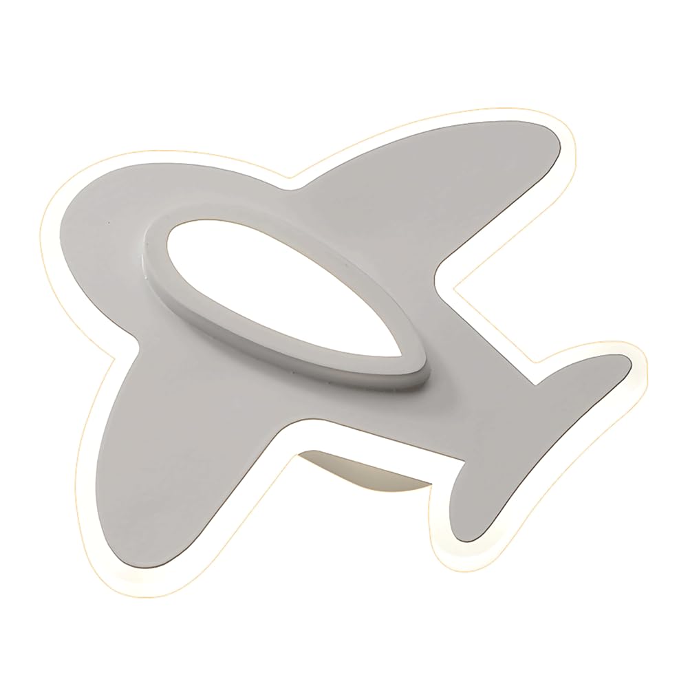 Applique murale avion dessin animé pour créer un nid douillet avec éclairage LED 16W