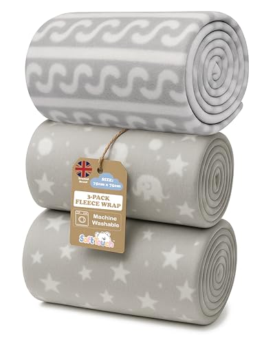 Soft Touch Newborn Essentials Baby Fleece Blanket Set Ã¢â