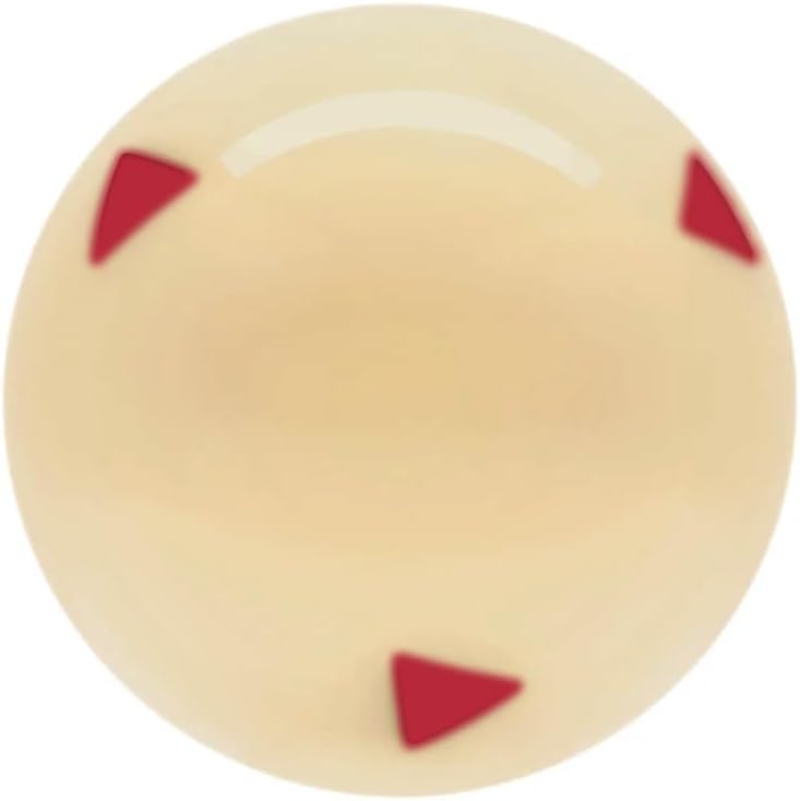 Champion 2-1/4" Billiard Arcos Training Pool Cue Ball with Red or Black Triangles