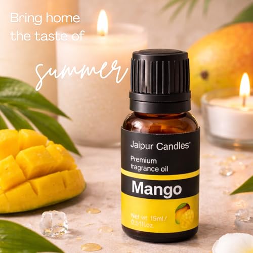 Image of Fragrance Oil | 15 ml | Aroma Oil for Home Fragrance | Best for Aromatherapy | Use in Diffusers, Candles, Air Fresheners (15ML, Mango)