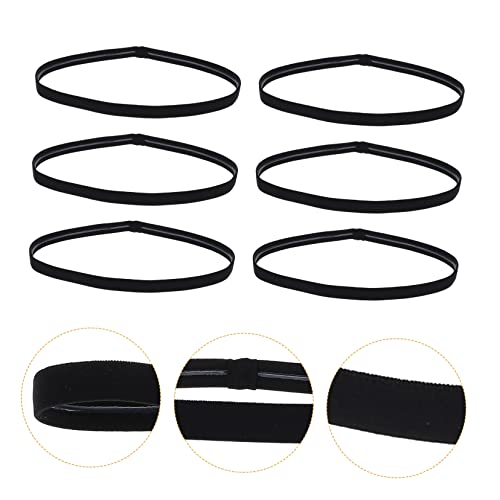 GANAZONO 6 Unidades faixa de cabeça esportiva masculina toalhas bandana de chuveiro fitas de cabelo