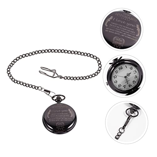 CALLARON 3 Pecas relógio de bolso relógio antigo bolso de liga bolso de quartzo bolso retrô relógio