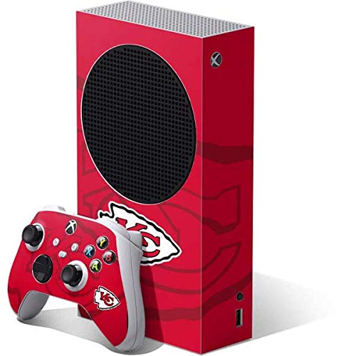 Skinit Decal Gaming Skin Compatible with Xbox Series S Bundle - Officially Licensed NFL Kansas City Chiefs Double Vision Design