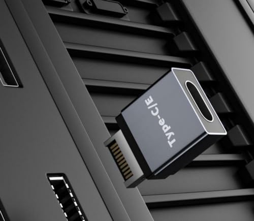 Image of ETZIN Type-E Male to Type-C USB-C Female Adapter for Computer Front Motherboard Type E to USB C Adapter Data Transfer Rates up to 10Gbit /s .