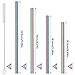 NiHome 8PCS Stainless Steel Straws for Owala Water Bottle, 4 Lengths Compatible with FreeSip 19oz 24oz 32oz 40oz, Tritan 25oz, Kids’ FreeSip 16oz, with Cleaning Brush & Travel Storage Bag (Iridescent)