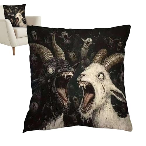 Cojo de Cabra Gritona funda de pelo corto para proteger el sofá y alegrar tu sala de estar 2