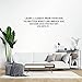 Wandtattoo, Motiv "Learn A Lesson from Your Dog No Matter What Life Brings You Kick Some Grass Over", inspirierender Spruch für Zuhause, Schlafzimmer, Küche, Büro, Schule, 71 cm