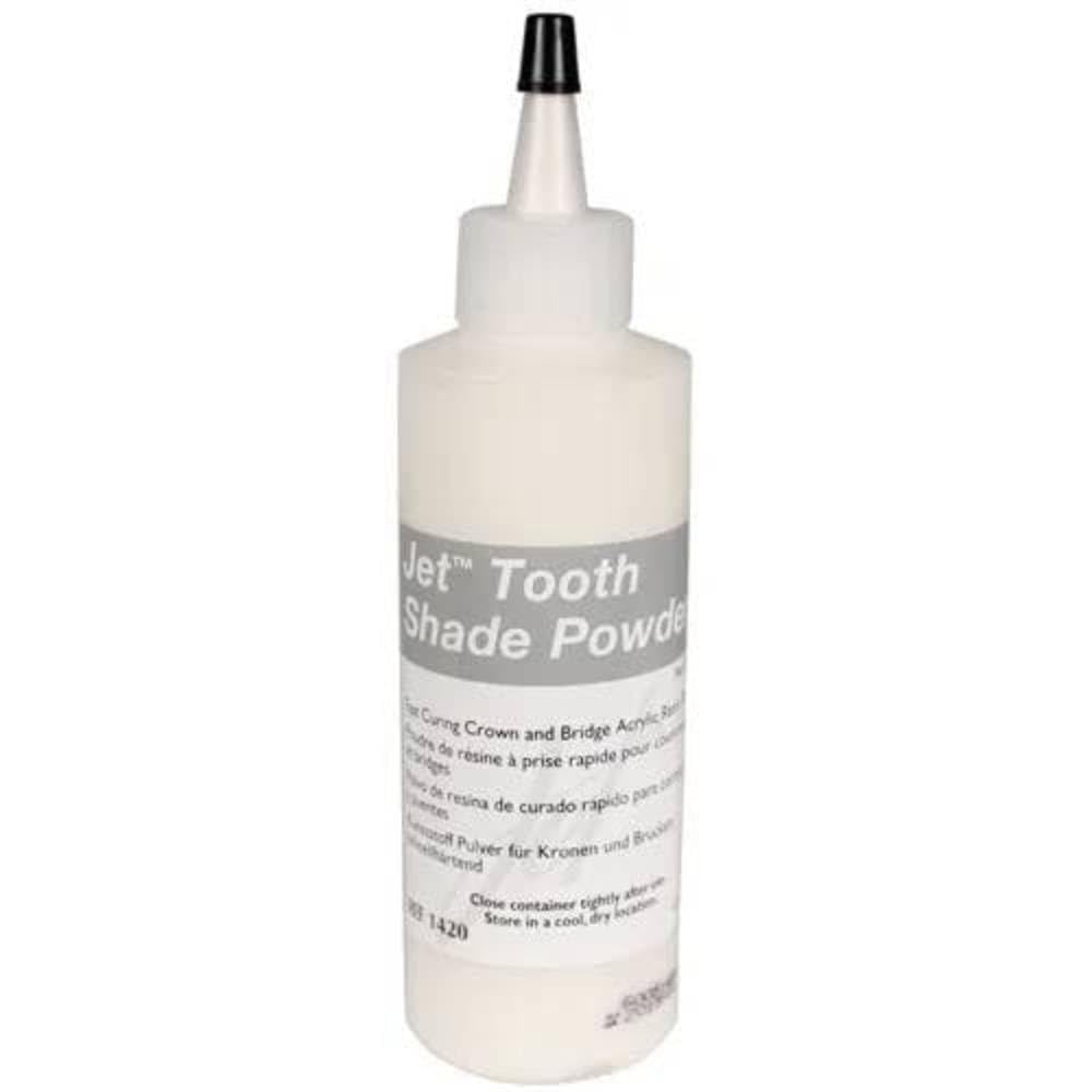 1420-62 Jet Tooth Shade Self Cure Acrylic Resin Powder #62 A2 4 Oz